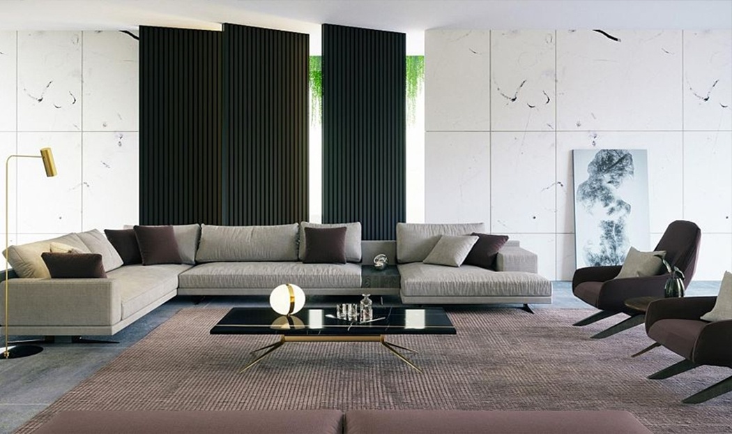 Safir Keten Kumaş Özel Ölçü Köşe Koltuk